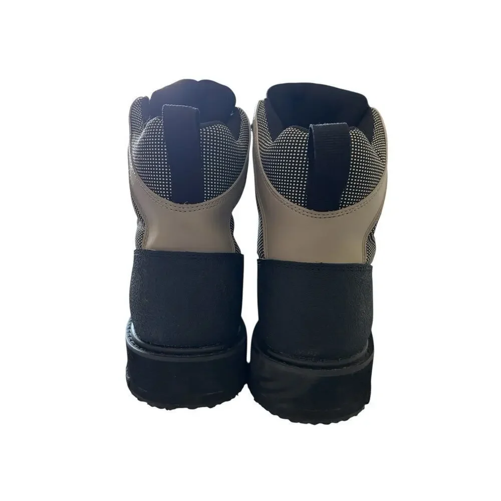 Hodgman Felt Sole Wading Fishing Lace Up Boots Shoes Men's Size 8 Super Clean!